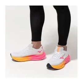 Mizuno Wave Sky 9 Herren Weiß/Orange/Pink 44