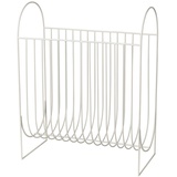 Broste Copenhagen Magazinhalter, Stahl, Hellgrau, 51cm