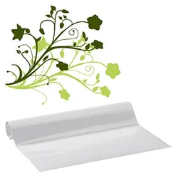 plottiX Vinylfolie permanent weiß 31,5 cm x 1,0 m,  1 Rolle