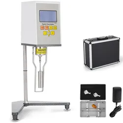 VEVOR Viskosimeter NDJ-9S Digitales Rotationsviskosimeter 10-600000000 mPa.s Viskosimeter Messen der absoluten Viskosität von Newtonscher Flüssigkeit