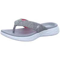 Skechers Damen On-The-go 600-15304 Flipflop, Grau Pink, 39 EU - 39 EU