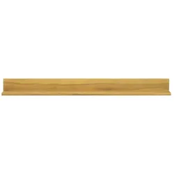 vidaXL Wandregale 2 Stk. 110x10x10 cm Massivholz Teak