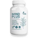 Mind-Plus Kapseln mit Griffonia + Ashwagandha - Natürliche Serotonin-Balance - Nahrungsergänzungsmittel