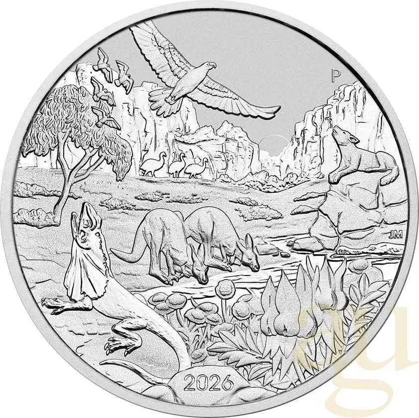 1 Unze Silbermünze Wonders of Australia - The Outback 2026