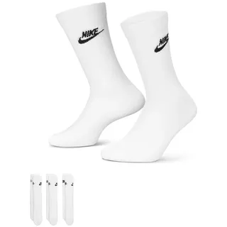 Nike Sportswear Everyday Essential Crew-Socken White/Black 42-46