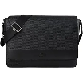 Lacoste Chantaco Aktentaschen Messenger Leder 35 cm schwarz