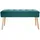 miliboo Sitzbank Gepolstert Petrolblau 95 x 0 x 0 cm