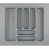 Hettich Orga Tray Besteckeinsatz 440-520 mm Nennbreite 600 mm Silber