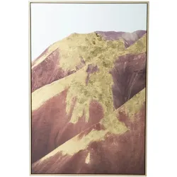 Goldener Hügel Leinwand 80X120 cm - Dekoriert Rechteck Stoff Amadeus 122.5x4.299 cm