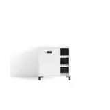 byLIVING Waschbeckenunterschrank WELLNESS, Breite 60 cm, weiß/schwarz