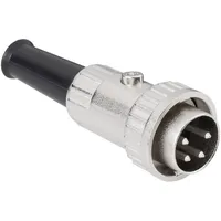 BKL Electronic 0202005 DIN-Rundsteckverbinder Stecker, gerade Polzahl: 6 Silber