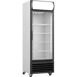 Saro Kühlschrank, Glastür + Werbetafel, Modell GTK 370