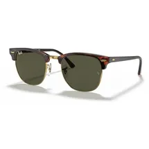Ray-Ban Clubmaster Classic RB3016 W0366 49-21 gloss tortoise/green