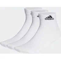 Adidas Thin and Light Ankle Socken 3 Paar White / Black 28-30