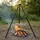 BBQ-Toro Dreibein 165 cm Stahl/Eisen Schwarz