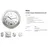 MEBUS Quarz Wanduhr 40 cm 41964 grau