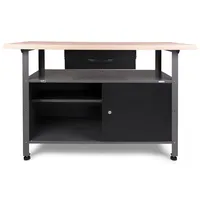 Ondis24 Werkbank Metall 120 cm Grau
