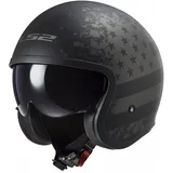 LS2 Spitfire II Schwarz Matt/Grau XL