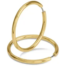 Boccia Titanium Creolen 05070-02 Titan goldplattiert 38 mm