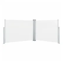 vidaXL Ausziehbare Seitenmarkise 1,2 x 10 m creme
