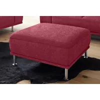 sit&more Hocker Mariola Mikrofaser 89 x 44 x 89 cm Rot