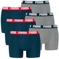 Puma Boxershort 6er Pack in Blau/Grau | Gr.: L