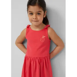 s.Oliver Kleid im Fabric-Mix mit Stickerei, – pink - 122