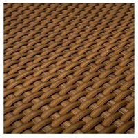Haga Balkonblende 0,9m Br. (Meterware) Sichtschutz aus PE-Rattan cognac