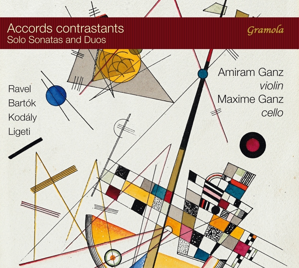 Accords Contrastants - Amiram Ganz  Maxime Ganz. (CD)