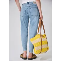 street one studio Barrel Leg Jeans, im Loose Fit Light Blue random wash), 27 - 27W / 28L