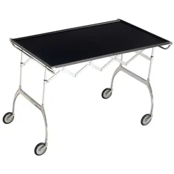 Kartell Battista Servierwagen mit Rollen 100x54x69 cm - Silber