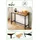 begryf Bartisch 100 x 40 x 90 cm Eichefarben/Schwarz