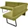 K+W Komfort & Wohnen Eckbank K+W KOMFORT & WOHNEN, grün (olive), B:207cm H:87cm T:157cm, Sitzbänke, Eckbank, Polstereckbank in Spitzkissenoptik, Sitz und Rücken gesteppt