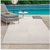 The CarPET Santo Plus«, rechteckig, 5 mm Höhe, Plus moderner robuster In und Outdoor Teppich beige