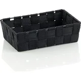 Kela Korb Alvaro Regalkorb 23 x 15 x 6 cm schwarz