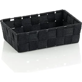 Kela Korb Alvaro Regalkorb 23 x 15 x 6 cm schwarz