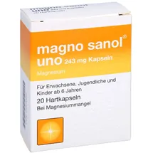APONTIS PHARMA Deutschland GmbH & Co. KG Magno Sanol uno 243 mg Kapseln