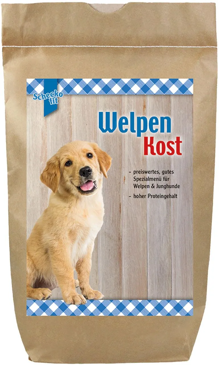 ScheckerTrockenfutter - Welpenkost mit Huhn und Getreide  Futter 3 kg