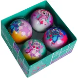 Disney Weihnachtskugel-Set Stitch 4 Stück