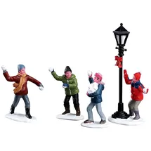 Lemax Christmas Village Snowball Fight 4