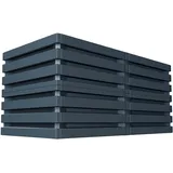 GARANTIA Skyline 161 x 80 x 75 cm Grau