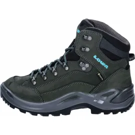 Lowa Renegade GTX Mid Damen Asphalt/Türkis 39