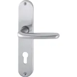 HOPPE Langschildgarnitur Edelstahl Silber E1850Z/302