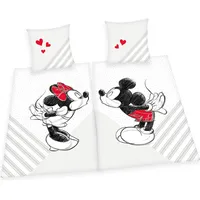 Disney Disney, Kinderbettwäsche, Mickey & Minnie Partnerbettwäsche