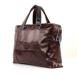 Piquadro Blue Square Computer Briefcase Mogano