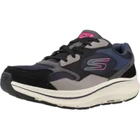 Skechers Damen Go Run Consistent 2.0 Retro Stride Sneaker, Black Suede/Navy Trim, 39 EU