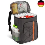 Kühltasche 28 Liter, Kühlrucksack, Großer Kühlrucksack Groß, Kühltasche Faltbar