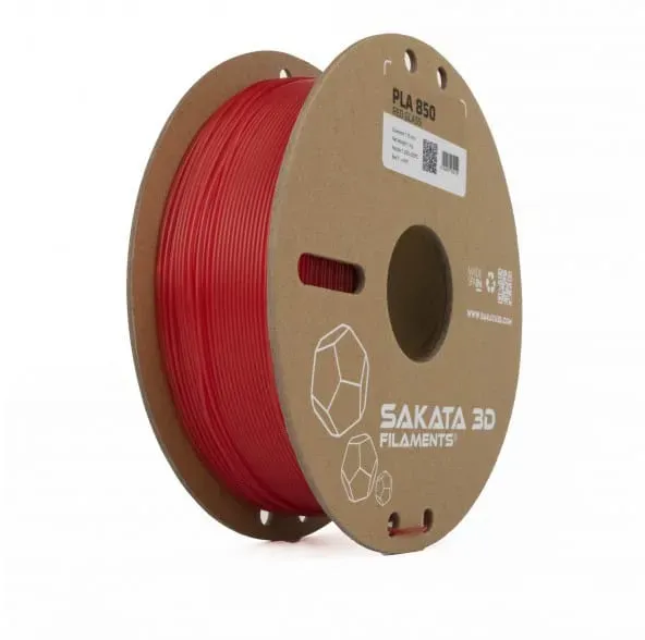 Sakata PLA 850 - 1,75mm, Glass Red, 1000g