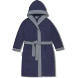 Normani Kinder Bademantel aus Bio-Baumwolle Elounda in Lila | Gr.: 98/104