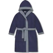 Normani Kinder Bademantel aus Bio-Baumwolle Elounda in Lila | Gr.: 98/104